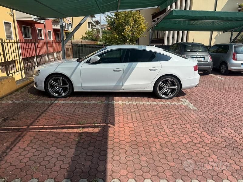 Usata Audi A5 S-Line 143 CV (105 kW) 2012 Bianco Coupé