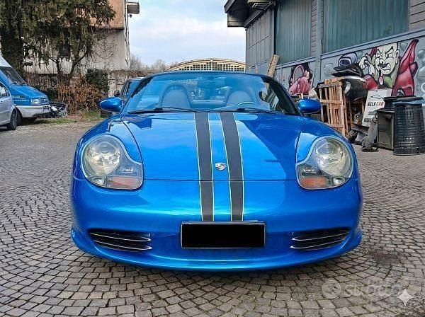 Usata Porsche Boxster 228 CV (167 kW) 2003 Blu Cabrio