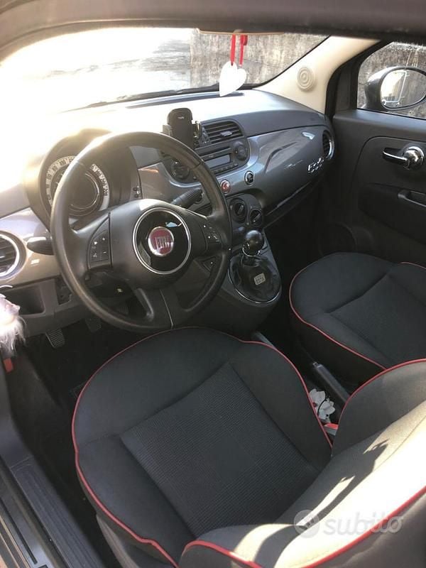 Usata Fiat 500C 69 CV (50 kW) 2015 Grigio Cabrio