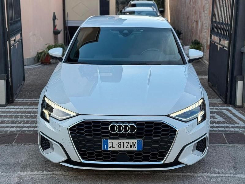 Usata Audi A3 Advanced 115 CV (84 kW) 2022 Bianco Berlina