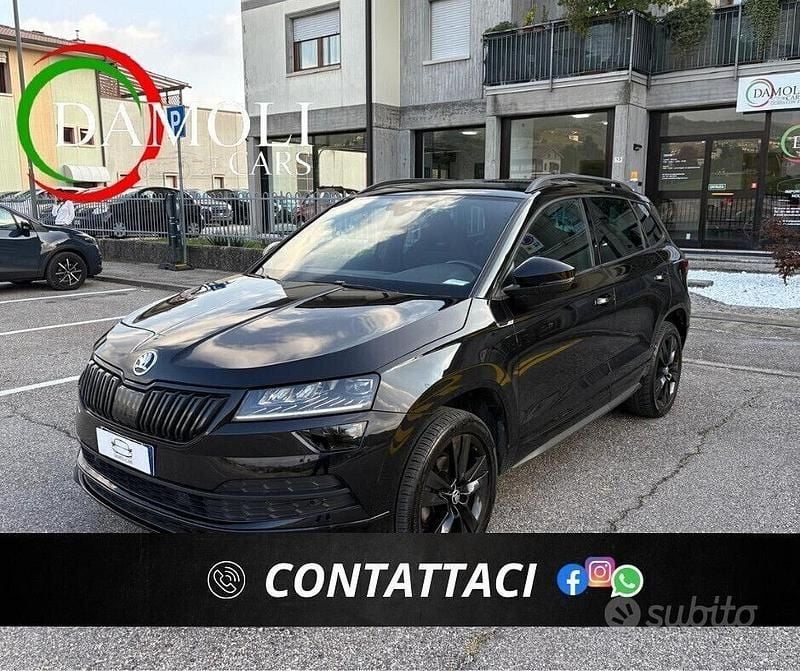 Usata Skoda Karoq SportLine 150 CV (110 kW) 2020 Nero SUV