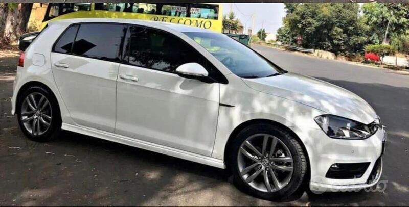 Usata VW Golf VII R-line 2017 Bianco Berlina