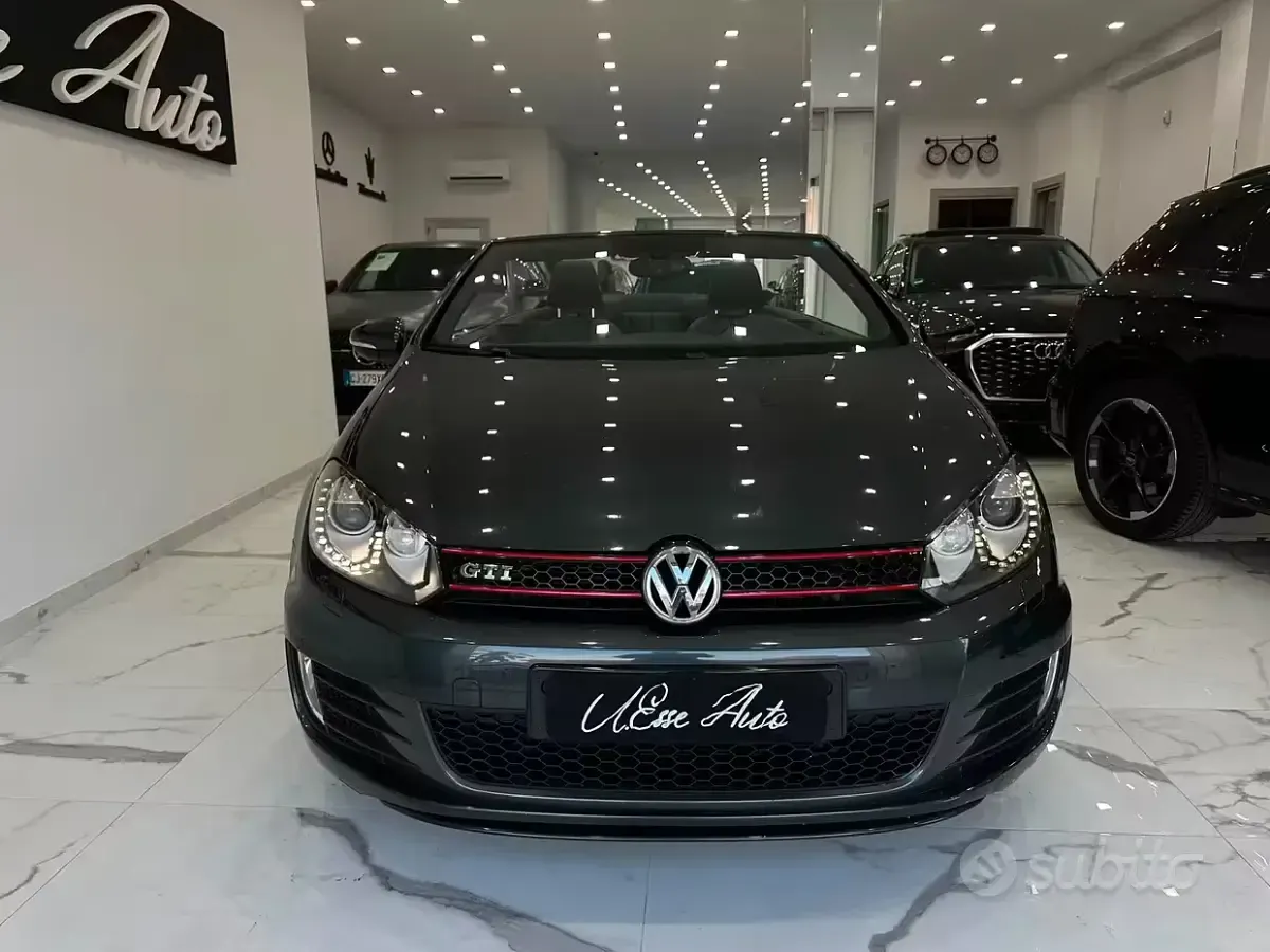 Usata VW Golf Cabriolet GTI 211 CV (155 kW) 2015 Grigio Cabrio