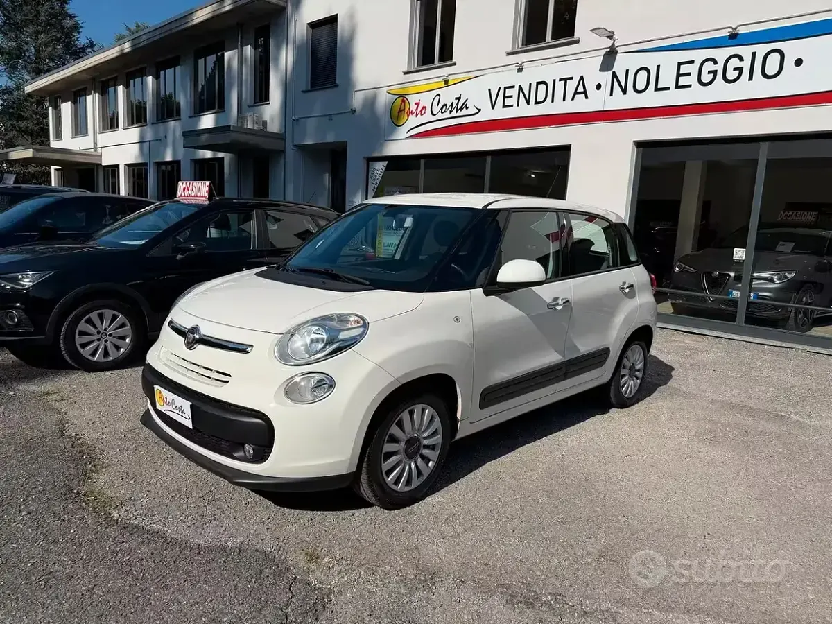 Usata Fiat 500L Lounge 95 CV (69 kW) 2017 Bianco Monovolume