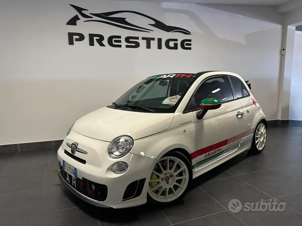 Usata Abarth 500C 140 CV (102 kW) 2011 Bianco Cabrio