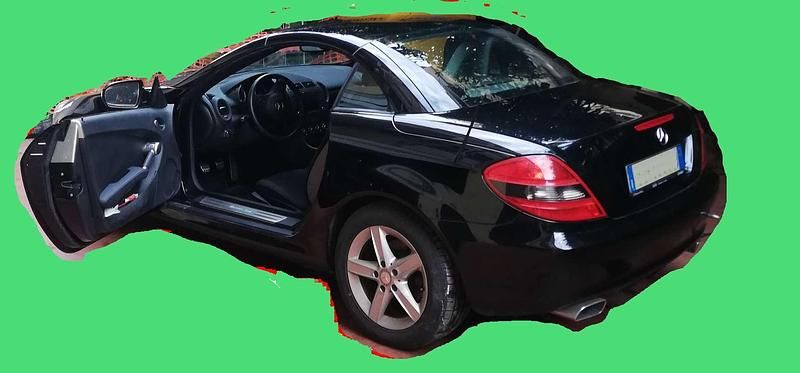 Usata Mercedes SLK200 184 CV (135 kW) 2008 Nero Cabrio
