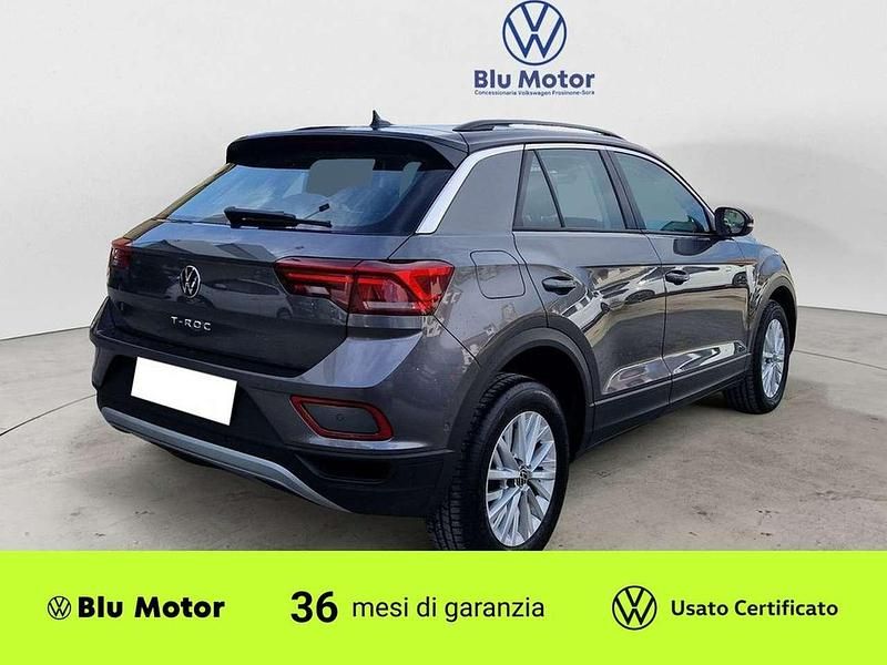Usata VW T-Roc Life 116 CV (85 kW) 2025 Indium grey metallizzato nero SUV