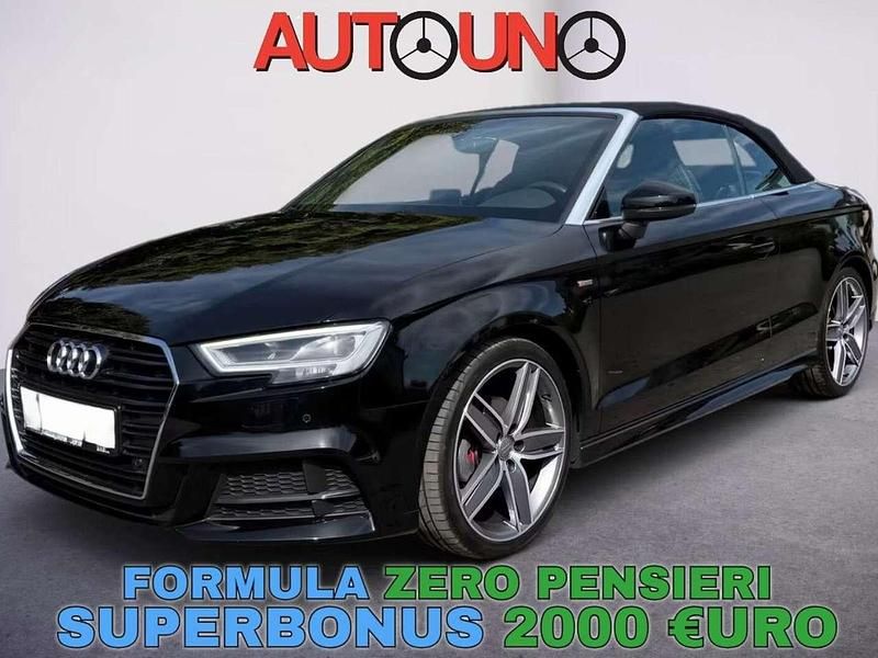 Nero Usata 2017 Audi A3 Cabriolet Sport Cabrio | 23.500 € - Immagine 1/4