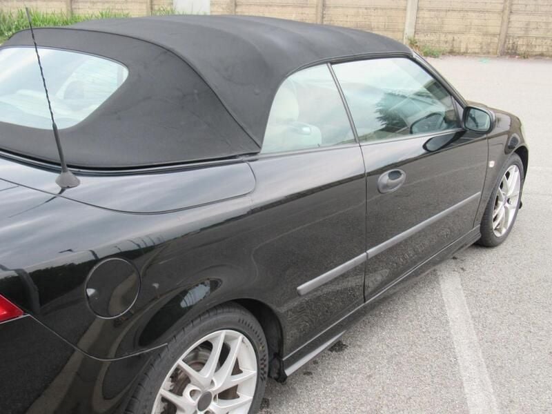 Usata Saab 9-3 Cabriolet Aero 209 CV (153 kW) 2005 Nero Cabrio