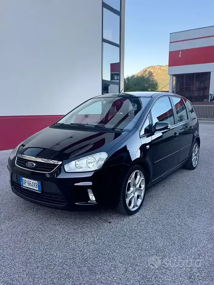 Käytetty Ford C-MAX Titanium 136 HP (100 kW) 2008 Musta Tila-auto