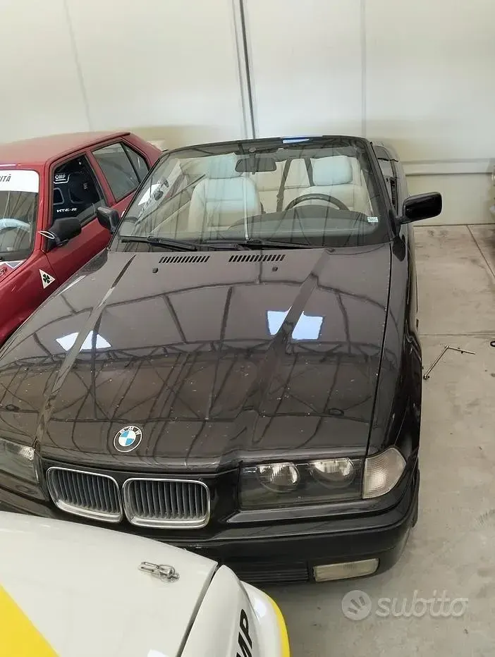 Usata BMW 320 Cabriolet 150 CV (110 kW) 1996 Nero Cabrio