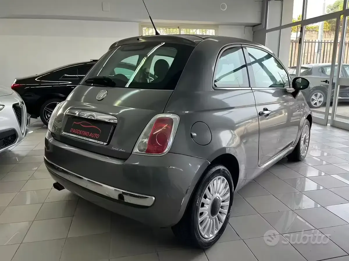Usata Fiat 500 Lounge 95 CV (69 kW) 2011 Grigio Utilitaria