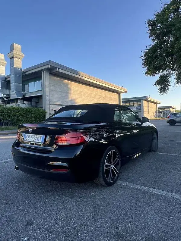 Usata BMW 218 M Sport 150 CV (110 kW) 2020 Nero Cabrio