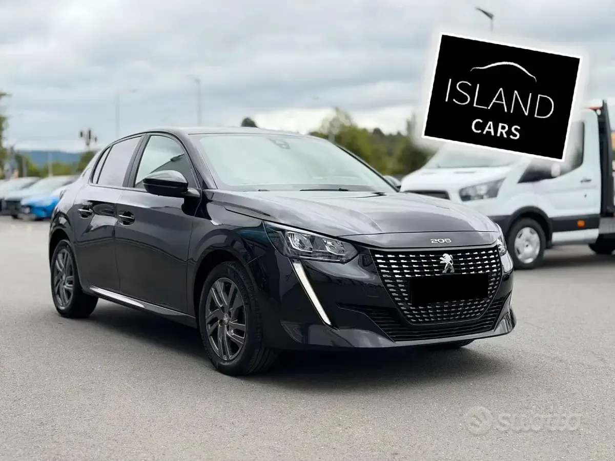 Usata Peugeot 208 Active 75 CV (55 kW) 2022 Nero Utilitaria