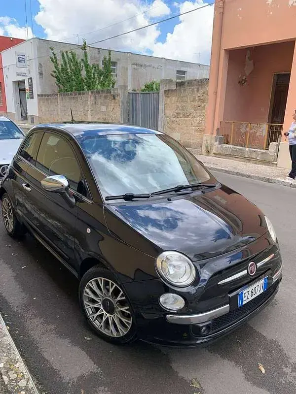 Usata Fiat 500 Lounge 95 CV (69 kW) 2015 Nero Utilitaria