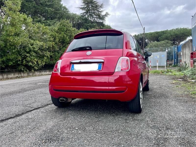 Usata Fiat 500 75 CV (55 kW) 2009 Rosso Utilitaria