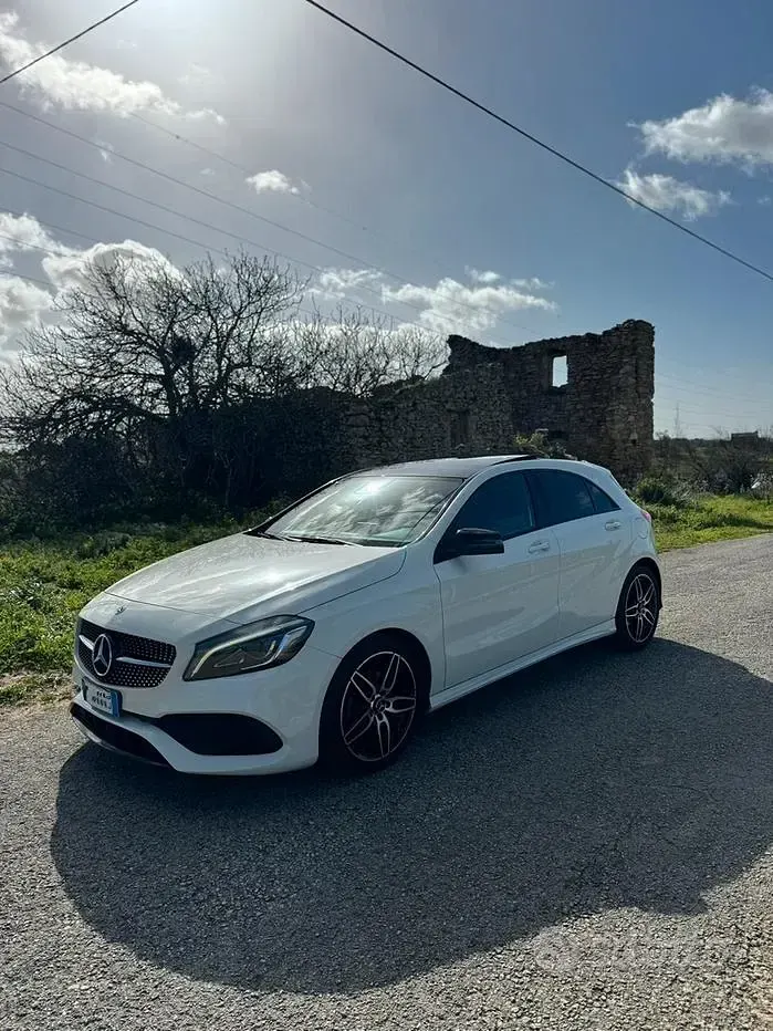 Usata Mercedes A200 136 CV (100 kW) 2017 Bianco Berlina