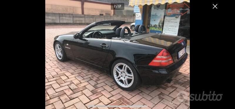 Usata Mercedes SLK200 192 CV (141 kW) 1998 Nero Cabrio