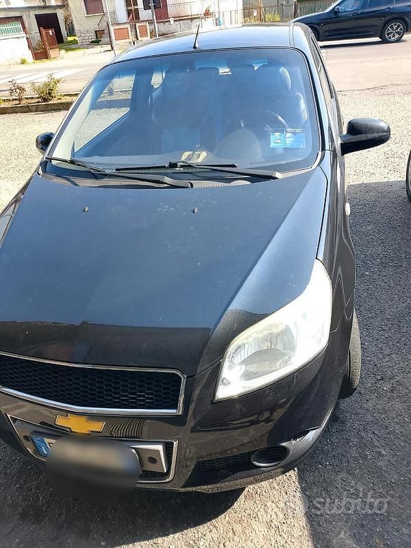 Usata Chevrolet Aveo 2009 Nero Utilitaria