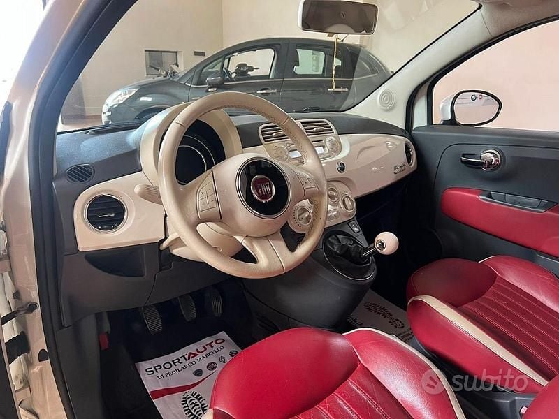 Usata Fiat 500 Lounge 95 CV (69 kW) 2015 Bianco Utilitaria