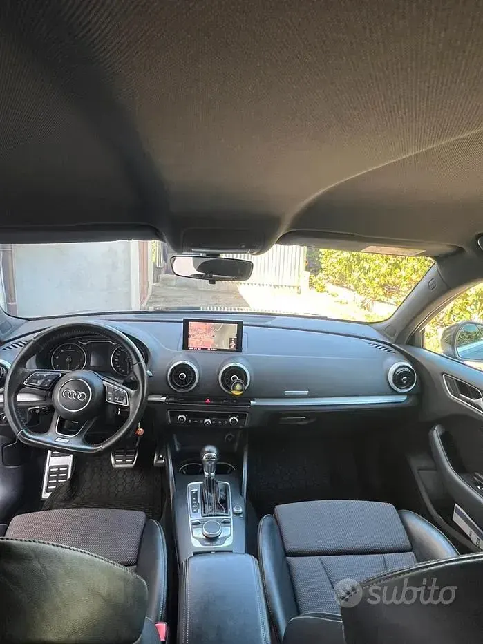 Usata Audi A3 S-Line 116 CV (85 kW) 2017 Grigio Berlina