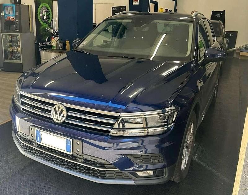 Usata VW Tiguan Advance 150 CV (110 kW) 2019 Blu/azzurro SUV
