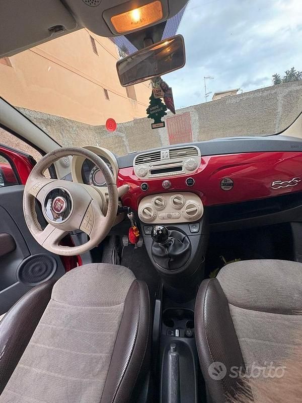 Usata Fiat 500 2015 Rosso Cabrio