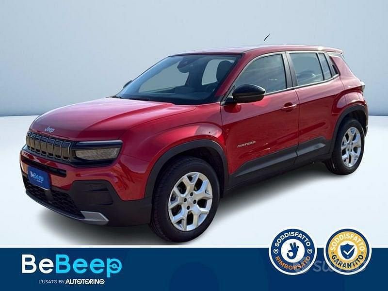 Usata Jeep Avenger Altitude 100 CV (73 kW) 2023 Rosso metallizzato SUV
