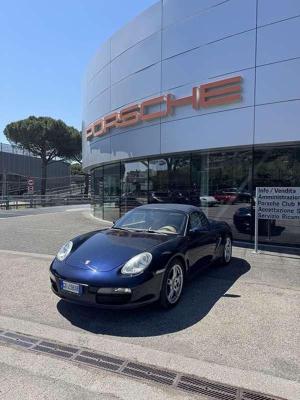 Blu/azzurro Usata 2005 Porsche Boxster Cabrio | 27.900 € (Molto cara) - Immagine 1/4