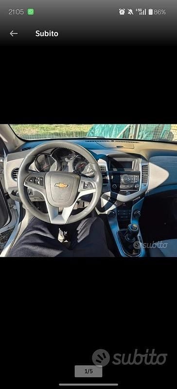 Usata Chevrolet Cruze 150 CV (110 kW) 2012 Bianco Berlina