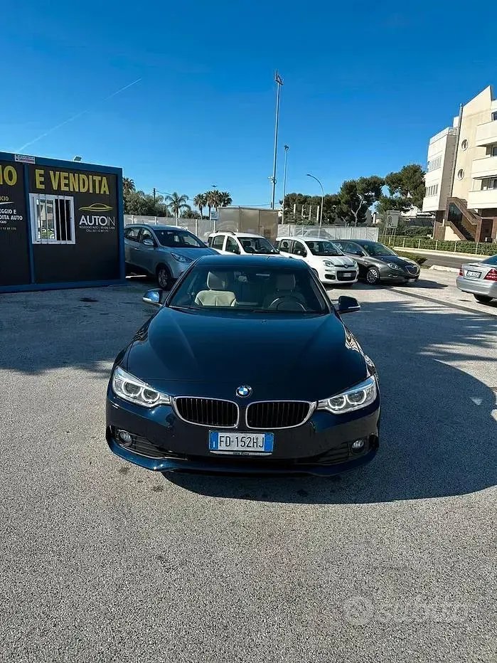Begagnad BMW 430 Advantage 258 HK (189 kW) 2016 Blå Sportkupé