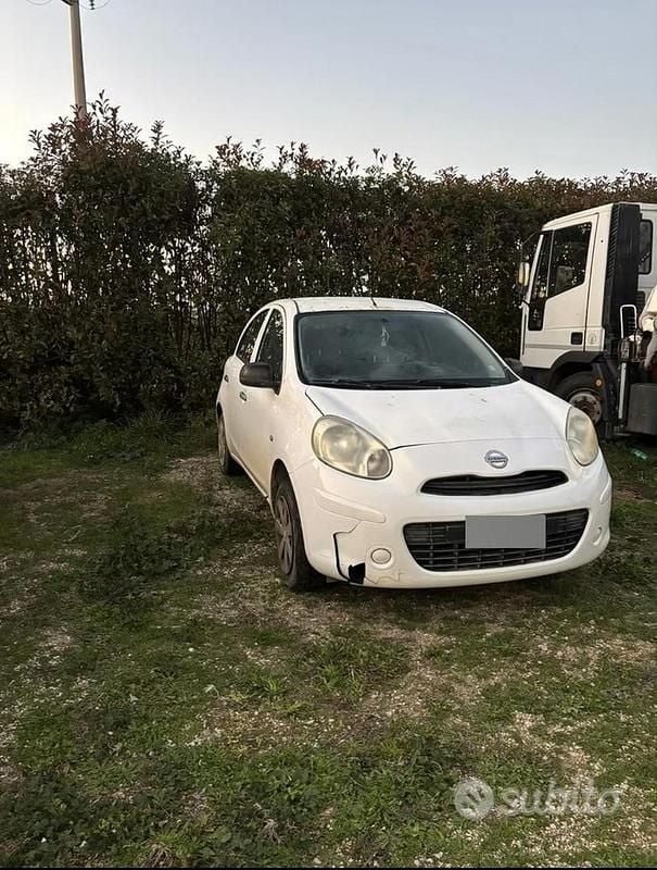 Second-hand Nissan Micra 80 CP (58 kW) 2011 Alb Hatchback