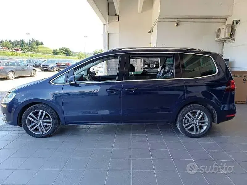 Usata VW Sharan Executive 184 CV (135 kW) 2017 Blu/azzurro Monovolume