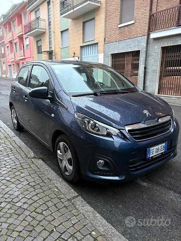 Usata Peugeot 108 82 CV (60 kW) 2016 Blu Berlina