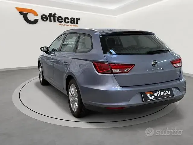 Usata Seat Leon ST Style 110 CV (80 kW) 2016 Grigio Station wagon