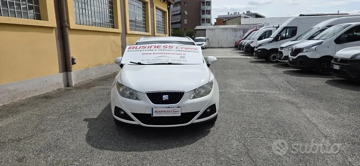 Usata Seat Ibiza ST Style 90 CV (66 kW) 2012 Bianco Station wagon