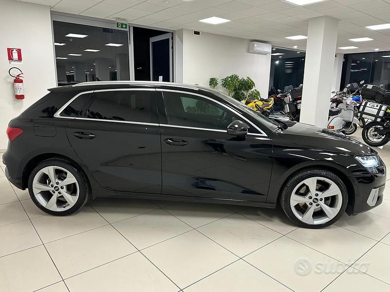 Usata Audi A3 Advanced Plus 116 CV (85 kW) 2021 Nero Berlina