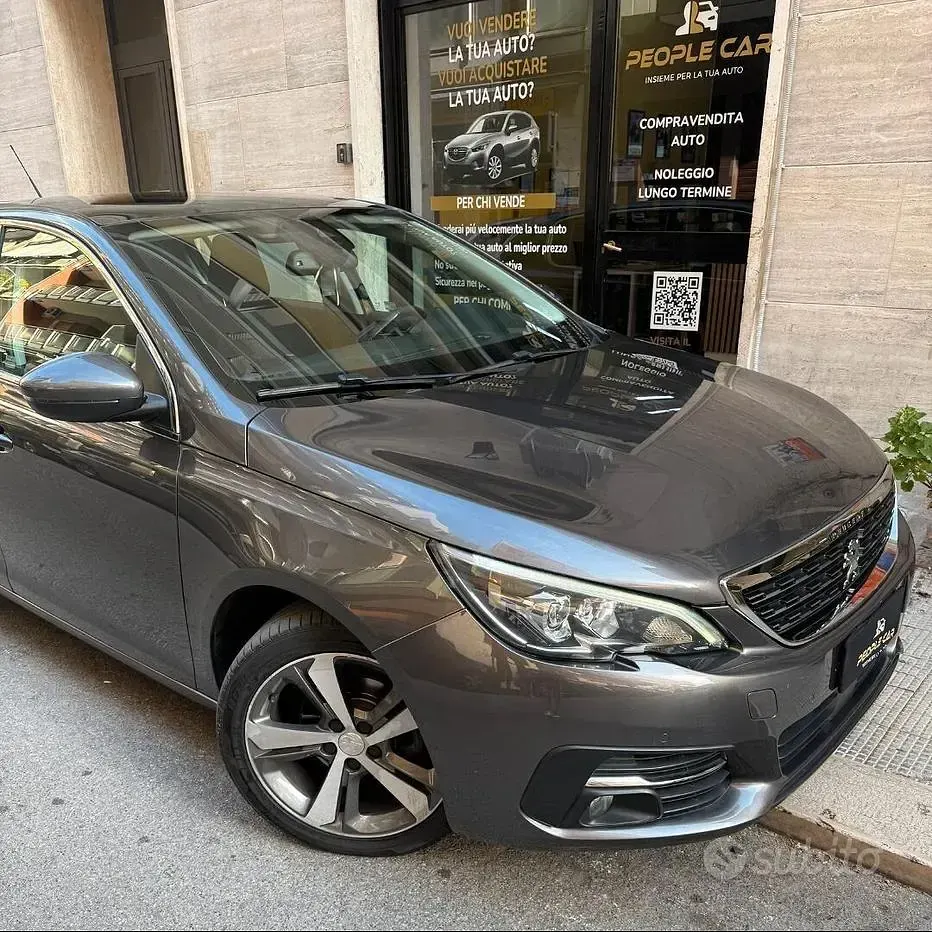Usata Peugeot 308 131 CV (96 kW) 2018 Grigio Berlina
