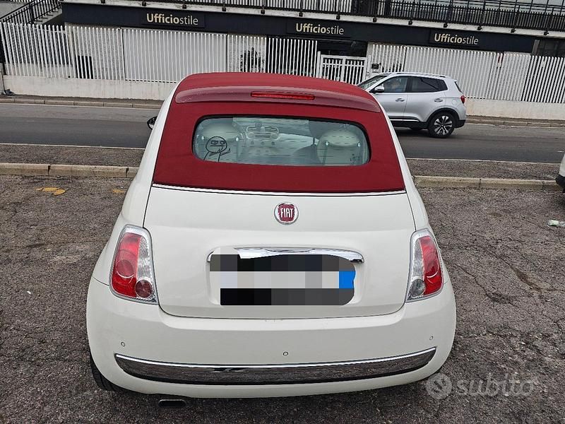 Usata Fiat 500C S 95 CV (69 kW) 2013 Bianco Cabrio