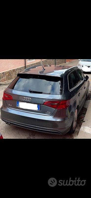 Usata Audi A3 S-Line 184 CV (135 kW) 2016 Grigio Berlina