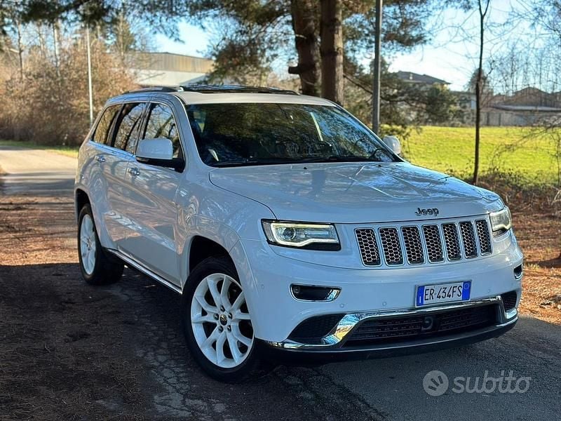 Usata Jeep Grand Cherokee Summit 250 CV (183 kW) 2014 Bianco SUV