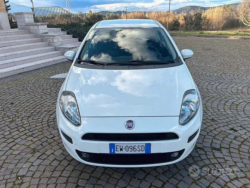 Usata Fiat Punto Lounge 75 CV (55 kW) 2014 Bianco Utilitaria