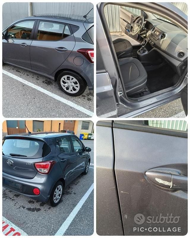 Usata Hyundai i10 66 CV (48 kW) 2018 Grigio Utilitaria