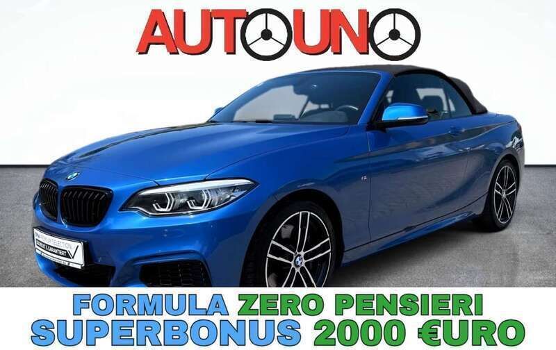 Blu Usata 2019 BMW 218 M Sport Cabrio | 27.990 € (Molto cara) - Immagine 1/4