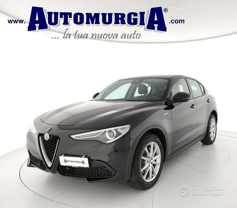 Usata Alfa Romeo Stelvio Super 190 CV (139 kW) 2021 Nero SUV
