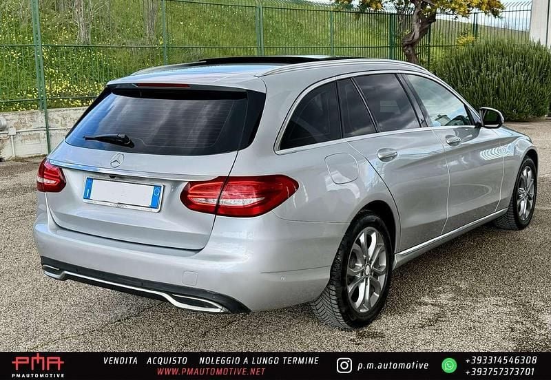 Usata Mercedes C200 136 CV (100 kW) 2016 Argento Station wagon