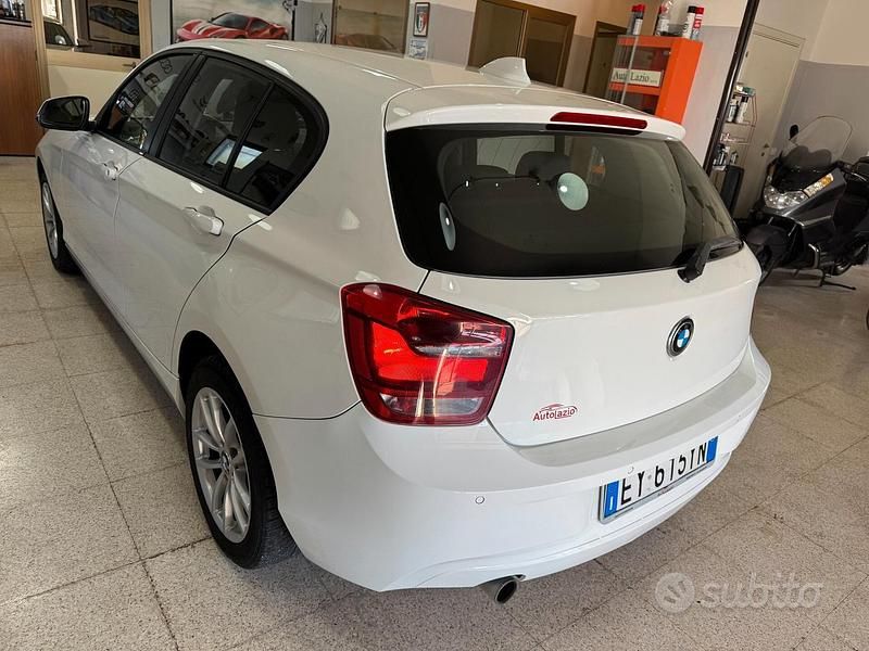 Usata BMW 114 Sport Line 95 CV (69 kW) 2015 Bianco Utilitaria