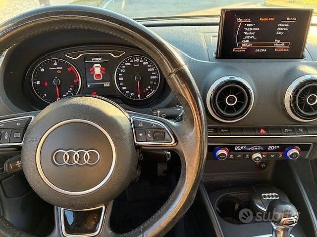 Usata Audi A3 Ambition 110 CV (80 kW) 2015 Bianco Berlina
