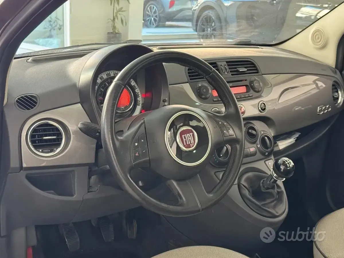 Usata Fiat 500 Lounge 69 CV (50 kW) 2013 Grigio Berlina