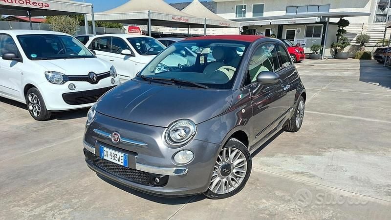 Usata Fiat 500C Lounge 69 CV (50 kW) 2015 Grigio Cabrio